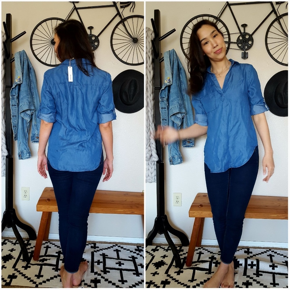 Chambray top